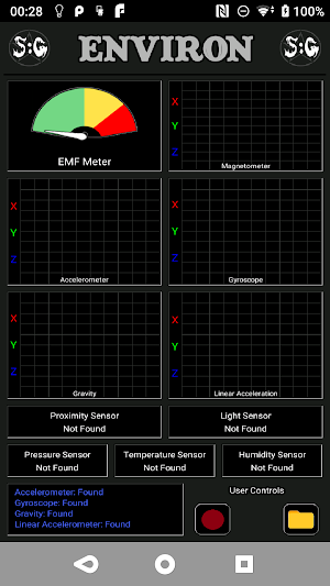 Environ - Data Logger Screenshot 1