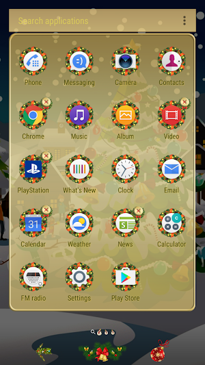 new Year | Xperia™ Theme Screenshot 1