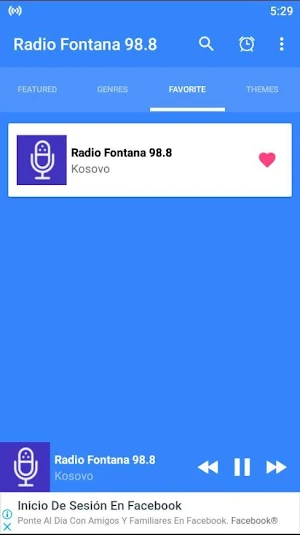 radio fontana 98.8 App Kosovo Screenshot 2