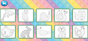 Pop It Fun Coloring Game Screenshot 1
