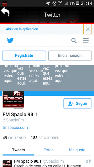 FM Spacio 98.1 - Franck Screenshot 3