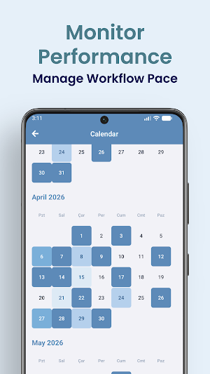 Shiftek: Work Hours Tracker Screenshot 3
