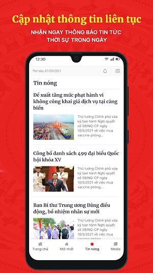 Báo ĐT Chính Phủ Screenshot 2