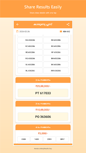 Kerala LotteryResults Day Screenshot 1
