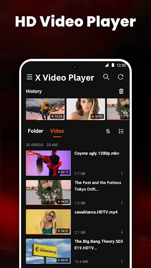 HD X Video Player All Format Screenshot 1