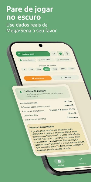 Gerador Mega Sena: Visão Screenshot 0
