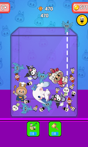 Labubu Merge Drop Puzzle Screenshot 2