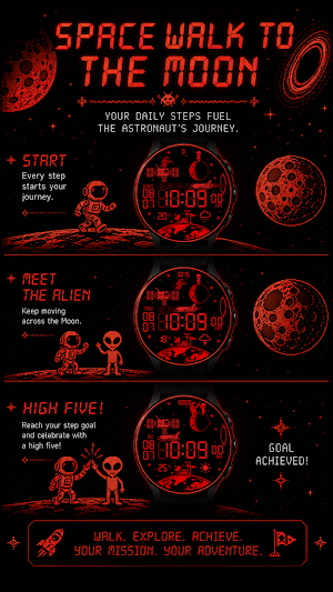 Space Mission LED Watch Face Screenshot 3