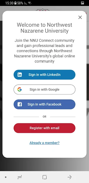 NNU Connect Screenshot 1