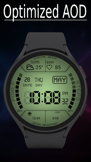 Retro Digital Watch Face Screenshot 3