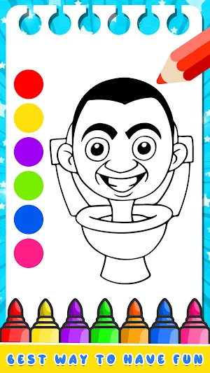 Skibidi Toilet Coloring Book Screenshot 3