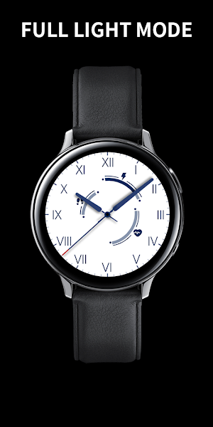 Business white blue WatchFace Screenshot 0
