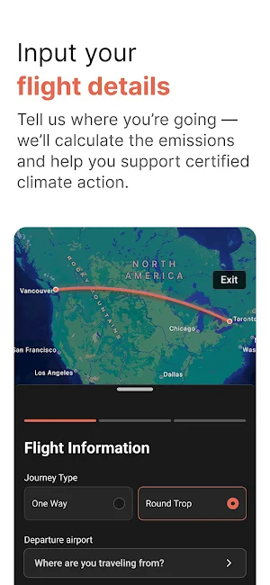 SkyXero: Flight Emissions Screenshot 2