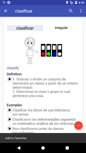 Verbos Español Screenshot 2