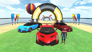 Superhero Mega Ramp:Offroad 22 Screenshot 1