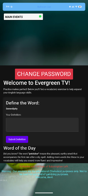 Evergreen Screenshot 1