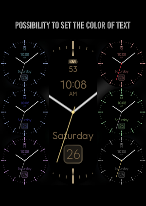 PWW01 - Analog Watch Face Screenshot 1