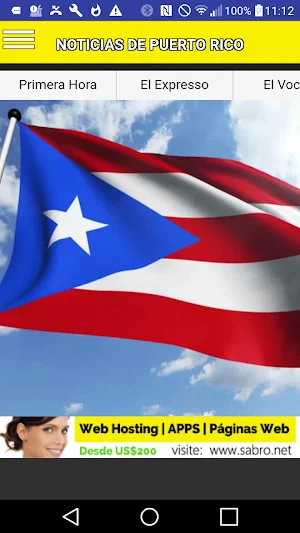 Noticias de Puerto Rico APP Screenshot 1