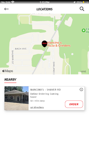 Mancino's Pizza and Grinders Screenshot 1