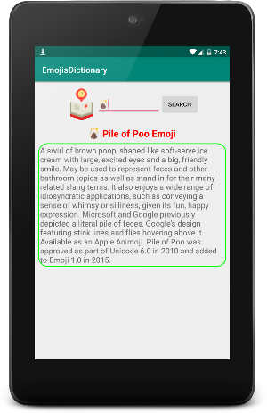 Emoji Dictionary - Emoji Search for meaning Screenshot 1