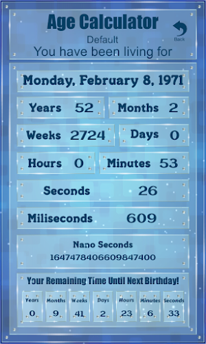 Magic Age Calculator Screenshot 2