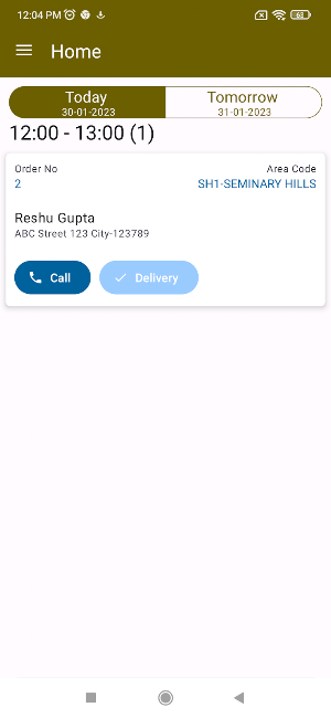 BPCL-Delivery Screenshot 1