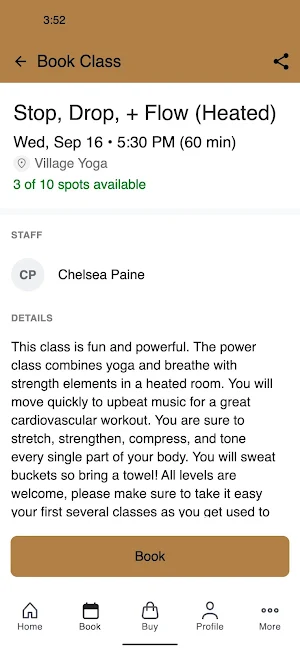 Village Yoga Studio Screenshot 2