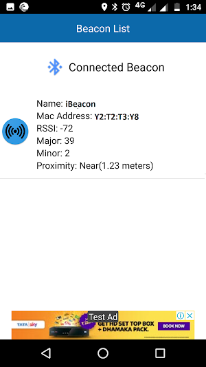 Beacon Device Location Finder Screenshot 2