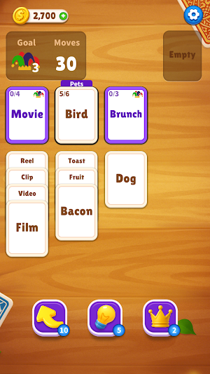 Words Klondike : Associations Screenshot 0