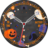 BFF48- Halloween Pumpkin Skull