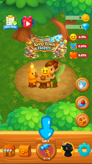 Candice Idle Tycoon Fairy Town Screenshot 2