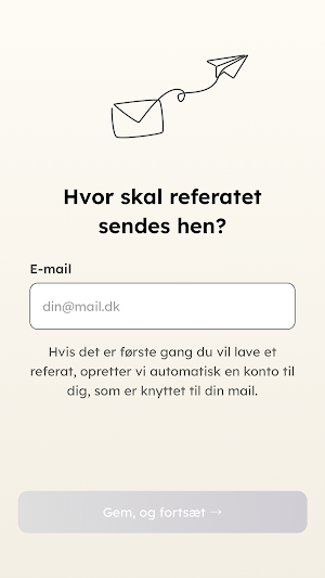 MødeReferat Screenshot 1
