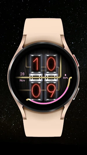 Nixie Numbers Watch Face Screenshot 2
