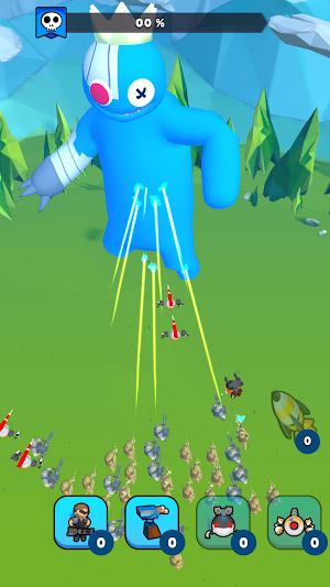 Army Hole: Monster Attack 3D Screenshot 0