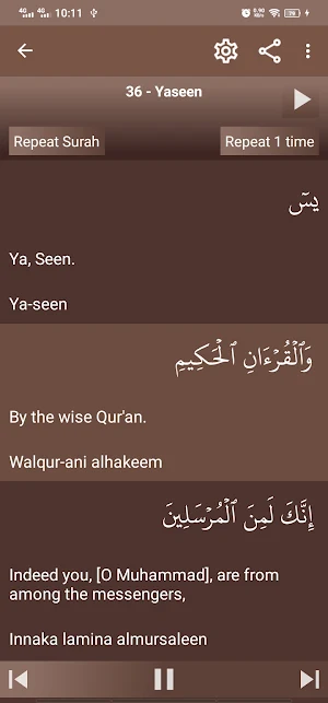 Surah Yaseen - يسٓ Screenshot 0