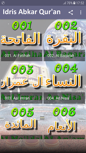 Idriss Abkar Full Quran Offline Audio and Reading Screenshot 1