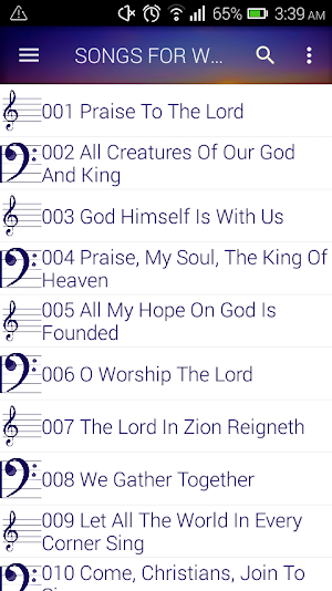 SONGS FOR WORSHIP PRO, SDA HYMNAL PRO Screenshot 2