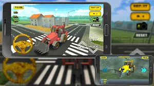 City Construction Backoe 3D Screenshot 1