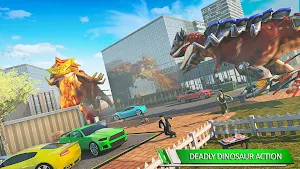 Multi Robot Bike Transform: Dino Robot Game Screenshot 2