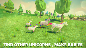 🦄🌈 Unicorn Family Simulator - Magic Horse World Screenshot 1