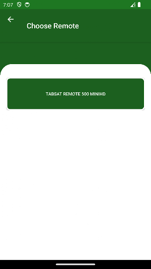 Remote for Tabsat TV Receiver Screenshot 1