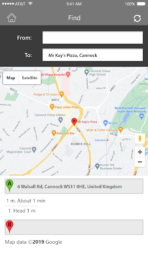 Mr Kay's Pizza, Cannock Screenshot 1