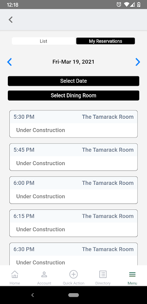 Tamarack Country Club Screenshot 2