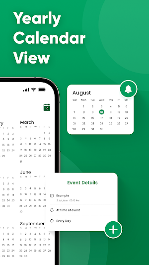 Simple Calendar Planner Screenshot 1