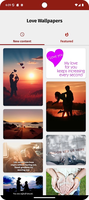 Love Wallpapers Screenshot 2