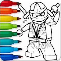 Coloring  Ninja Go Book