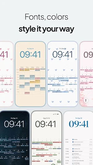 Layered: Calendar on Wallpaper Screenshot 2