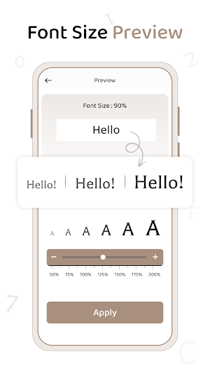 Big Font Size : Enlarge Font Screenshot 2