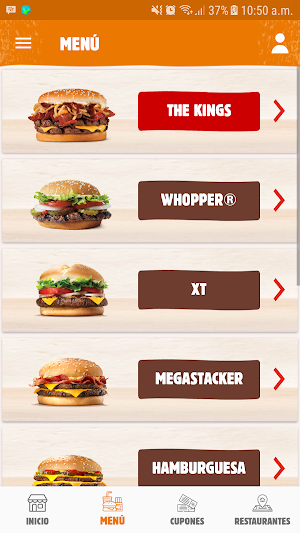 Burger King Colombia Screenshot 2