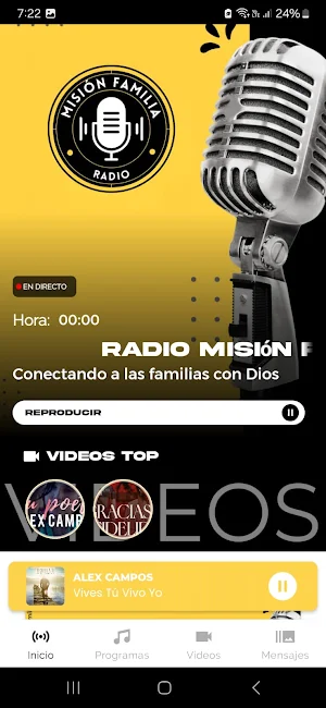Radio Misión Familia Screenshot 2
